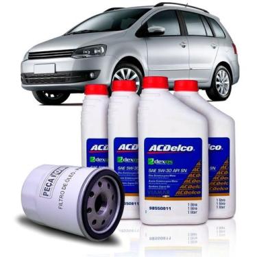 Imagem de Kit Troca Oleo 5w-40 Api Sn Filtro De Nova Crossfox 1.0 8v fox 1.6 spa