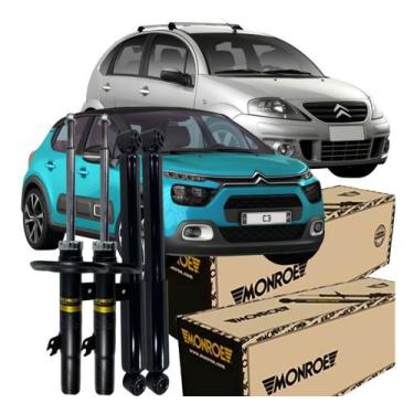 Imagem de Kit Amortecedor Dianteiro Traseiro Monroe C3 1.5 2013 2020