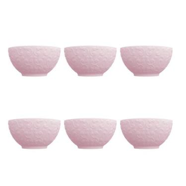 Imagem de Conjunto de Bowls Tigelas 6 Peças Tassel Rosa Germer Porcelanas