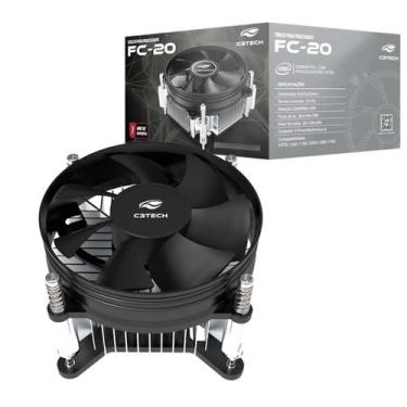 Imagem de Cooler Para Processador Intel 1155 1151 1150 2ª a 9ª Geração - C3Tech