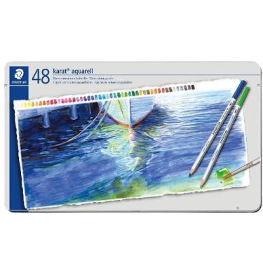 Imagem de Lápis de Cor Aquarelável Staedtler Karat 48 Cores 125 M48