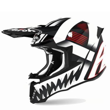 Imagem de Capacete Motocross Airoh Twist Mask Preto Trilha Off Road, Preto, 62