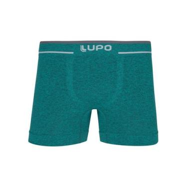 Imagem de Cueca Infantil Boxer Microfibra Verde Lupo, M - 6 a 8 anos
