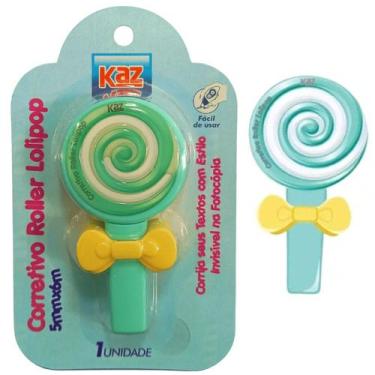 Imagem de Corretivo roller lolipop - 5mmx6m verde - kz827rs - kaz