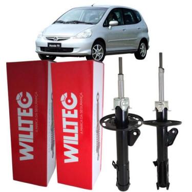 Imagem de Par Amortecedor Dianteiro Honda Fit 2003 a 2008 Willtec