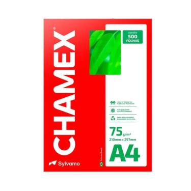Imagem de Papel Sulfite A4 Chamex 75g 210mmx297mm 500 Folhas