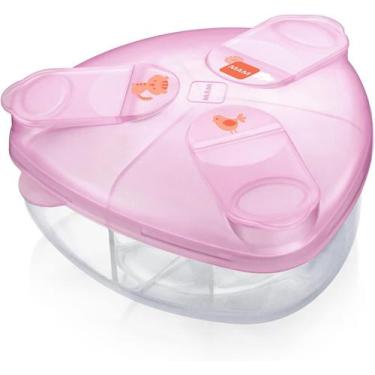 Imagem de Pote de Armazenamento de Leite em Pó MAM Rosa 40g