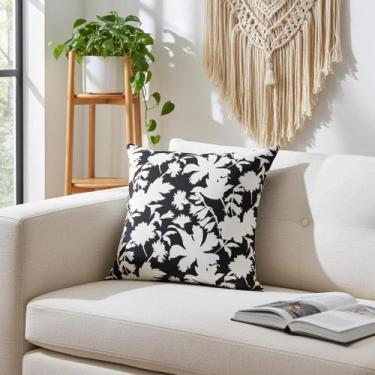 Imagem de Capas para Almofadas 55x55 Tecido Algodão Estampa Floral - Nallu Decor