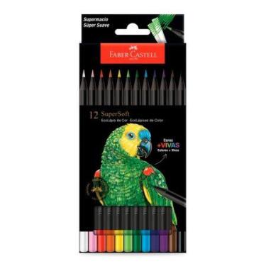 Imagem de Lápis de cor Supersoft 12 cores 210710 - Faber-Castell