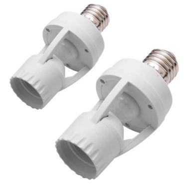Imagem de Kit 2 Sensor De Presença Movimento Infravermelho Dia e Noite Para Lâmp