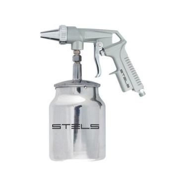 Imagem de Pistola Pneumática Para Jateamento 1/4 Tanque Baixo Alimentação Sucção