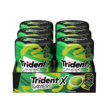 Imagem de Chiclete Trident Pote X Gamers Citrus Mix Zero Açúcar - 6 Unidades 48,