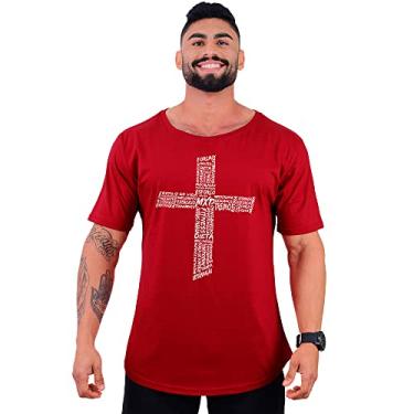 Imagem de Camiseta Morcegão Masculina MXD Conceito Estampas Bonitas Para o Dia a Dia (EG, Vermelho)