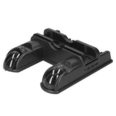 Imagem de Suporte vertical do ventilador do console, suporte vertical do carregador do controlador do suporte multifuncional para PS4 SLIM PRO