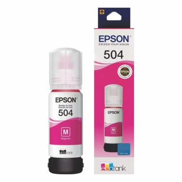 Imagem de Tinta Epson Magenta Refil T504 Impressoras L4150 L4160 L6161