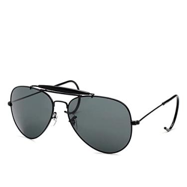 Imagem de Vintage Classic OUTDOORSMAN Style Sunglasses COBRA Optical Glass Lens Design Sun Glasses Oculos De Sol,C2 Black Gray,china