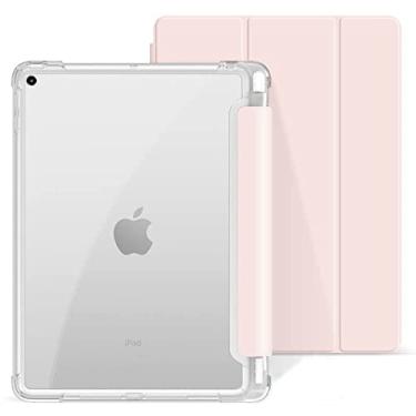 Imagem de Capa Para iPad 9ª 8ª 7ª Geração 10.2" Smart Case Slim Com Suporte a Caneta e Fundo Transparente Proteção Total- Anti Impacto/ Auto Sleep /Tampa Magnética/ Premium Resistente Funcional