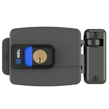 Imagem de Fechadura Eletrica Hdl C90 Dupla Botao Interno de Portaria