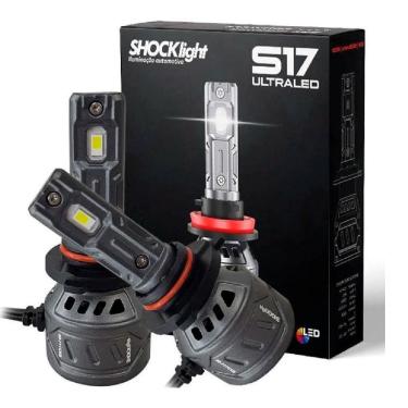 Imagem de Kit Lampada Ultra Led S17 Canbus Hb3 9005 6000K 10000 Lumens