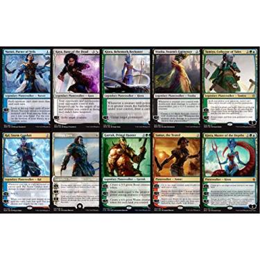 Imagem de Planeswalkers sortidos de 10 MTG – Inclui míticos, raros, incomuns – NM/M!!!