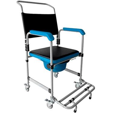 Imagem de Dellamed Cadeira de Banho D50 Desmontável Azul