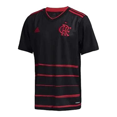 Imagem de Camisa Flamengo Infantil Jogo 3 Adidas 2020 9-10 Anos