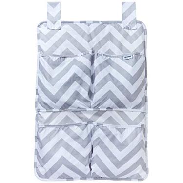 Imagem de Biramar Baby Porta Tudo Para Bebê 1 Peças Brooklyn Chevron Cinza Cinza