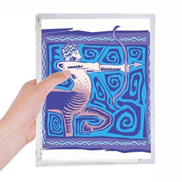 Imagem de Caderno de anotações da Constellation Sagitário México Cultura Folhas soltas Diário de papelaria recarregável