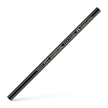 Imagem de Faber-Castell Pitt Oil Free Charcoal Pencil Hard, Black (FC117411)