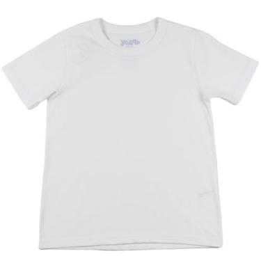 Imagem de Camiseta Infantil Manga Curta Basics Branco- Yeapp