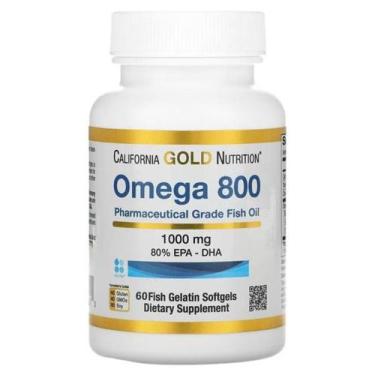 Imagem de Omega 800, 1000Mg - 60 Caps - California Gold Nutrition