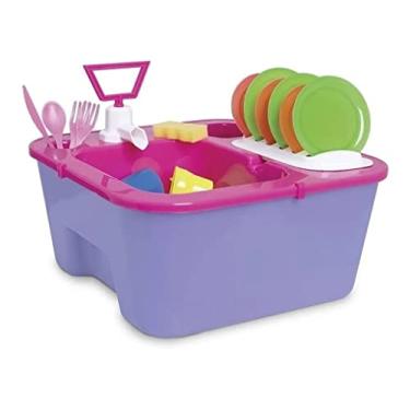 Imagem de Super Pia Infantil Lava Louca Sai Agua Loucinha Splash Clean