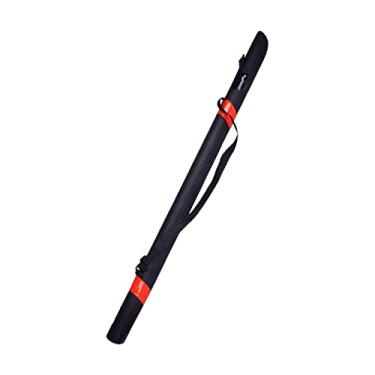 Imagem de Milageto Estojo de pesca com mosca para transporte conveniente - Bolsa resistente para guardar vara de pesca, 120CM