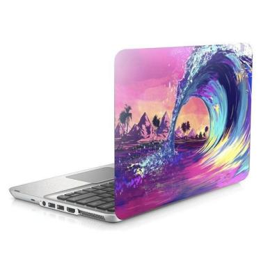 Imagem de Skin Adesivo Protetor Para Notebook 17,3" Onda Quebrando Mar D30 - Ski