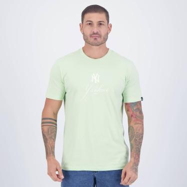 Imagem de Camiseta New Era MLB New York Yankees Classic Verde Claro-Masculino
