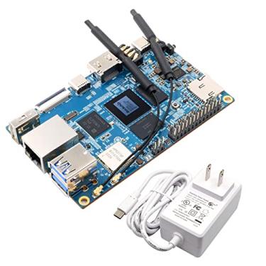 Imagem de Orange Pi 5B 16GB Rockchip RK3588S com 128GB eMMC 8 Núcleo 64 Bit WiFi6, Bluetooth5.0 Computador de placa única, 2.4GHz Frequência 8K decodificação de vídeo