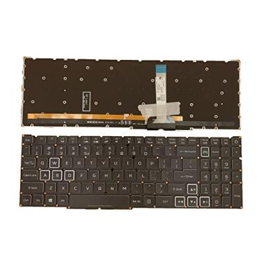 Imagem de Siakoocty Teclado com retroiluminação colorida RGB para laptop para Acer Nitro 5 AN515-57 AN515-45 Predator Helios 300 PH315-54 PH317-51 LG05P-N10BR LG05P-N12B3 LG05P-N12B3L