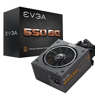 Imagem de Fonte de Alimentação EVGA 650 BQ, 80 Plus Bronze 650W, Semi Modular, 5 Anos de Garantia, Incluso Power On Self Tester, Fonte de Alimentação 110-BQ-0650-V1
