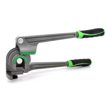 Imagem de Dobrador de tubos, 1/10.2 cm 3/20.3 cm 1/5.1 cm (6/8/10 mm) OD Dobrador de tubos 3 em 1 Ferramenta de dobra de tubos de alumínio HVAC 180° para ar condicionado, reparo de refrigeração, ferramenta de