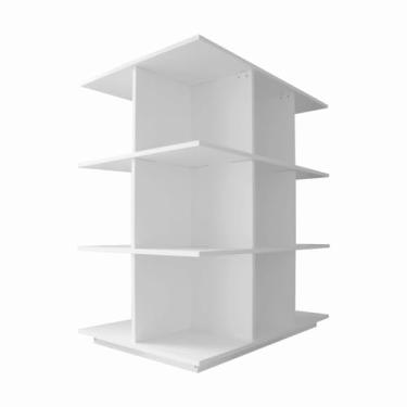 Imagem de Balcão Central Com Nichos Para Loja Comércio Modular - cód 206 BRANCO