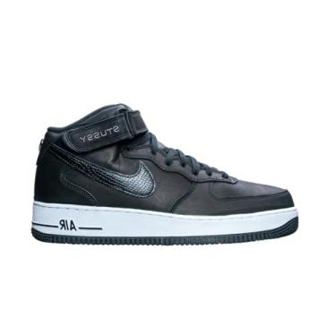 Imagem de Nike Mens Air Force 1 Mid DJ7840 001 Stussy - Black - Size 5