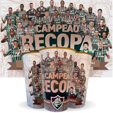 Imagem de Copo do Fluminense Oficial Campeão da Recopa 2024 - Plástico 550ml