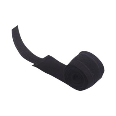 Imagem de Dynwave Boxe Hand Wrap Thumb Loop Hand Wraps Strap para adultos Algodão Sparring Luvas internas para Karate Home Gym Indoor Workout MMA, Preto, 2.5 M