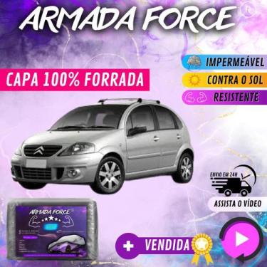 Imagem de Capa Cobrir Carro CITOREN C3 ANTIGO 100% Forrada Armada Force 100% Imp