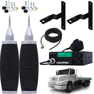 Imagem de Radio PX 40 Canais Rp40 + 2 Antena Marinox 2,70Mts B2003p + 2 Suportes