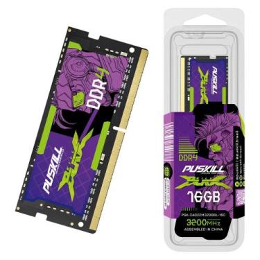 Imagem de Memória RAM DDR4 SODIMM 8GB/16GB/32GB (2666MHz/3200MHz) - PUSKILL Kill