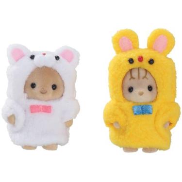 Imagem de Sylvanian Families Adoráveis Fantasias - Gato e Filhote, Amarelo