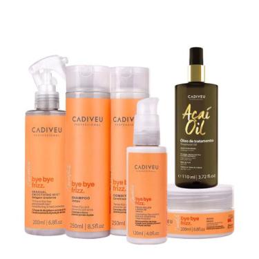 Imagem de Kit Cadiveu Professional Bye Bye Frizz Shampoo Condicionador Selagem G