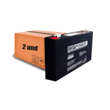 Imagem de Kit 2 baterias selada 6v 7,2ah - Csp Power 