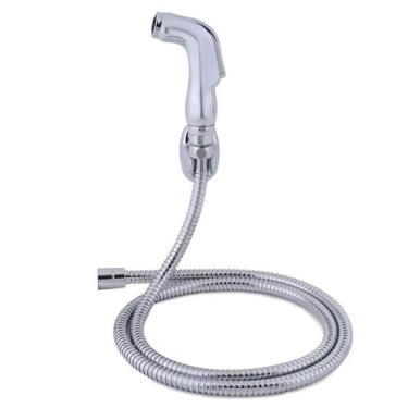 Imagem de Ducha Higiênica Cromada em ABS Adequada Para Bidê, Chuveiro Íntimo, Ba